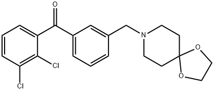 2,3-dichloro-3''-[8-(1,4-dioxa-8-azaspiro[4.5]decyl)methyl]benzophenone