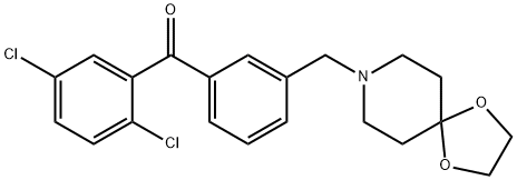 2,5-dichloro-3''-[8-(1,4-dioxa-8-azaspiro[4.5]decyl)methyl]benzophenone