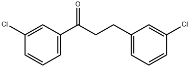 3'-CHLORO-3-(3-CHLOROPHENYL)PROPIOPHENONE 结构式