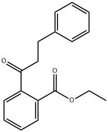 2-(3-苯基丙酰基)苯甲酸乙酯 结构式