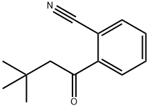 2-(3,3-二甲基丁酰基)苯甲腈 结构式