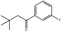 3,3-DIMETHYL-3'-FLUOROBUTYROPHENONE 结构式