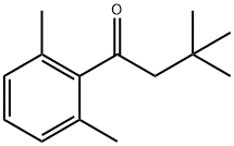 1-(2,6-二甲基苯基)-3,3-二甲基丁-1-酮 结构式