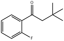 3,3-DIMETHYL-2'-FLUOROBUTYROPHENONE 结构式