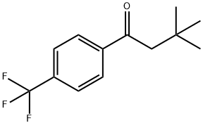 3,3-DIMETHYL-4'-TRIFLUOROMETHYLBUTYROPHENONE 结构式