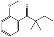 2,2-DIMETHYL-2'-METHOXYBUTYROPHENONE 结构式