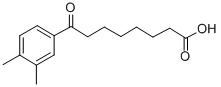 8-(3,4-DIMETHYLPHENYL)-8-OXOOCTANOIC ACID 结构式