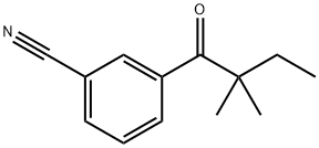 3'-CYANO-2,2-DIMETHYLBUTYROPHENONE 结构式