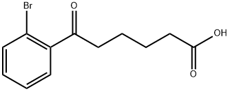 6-(2-BROMOPHENYL)-6-OXOHEXANOIC ACID 结构式