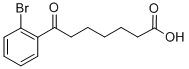 7-(2-BROMOPHENYL)-7-OXOHEPTANOIC ACID 结构式