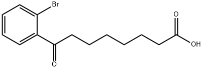 8-(2-BROMOPHENYL)-8-OXOOCTANOIC ACID 结构式