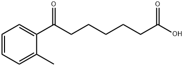7-(2-METHYLPHENYL)-7-OXOHEPTANOIC ACID 结构式