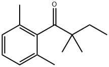 1-(2,6-二甲基苯基)-2,2-二甲基丁-1-酮 结构式