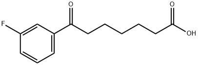 7-(3-氟苯基)-7-氧代庚酸 结构式