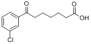 7-(3-氯苯基)-7-氧代庚酸 结构式