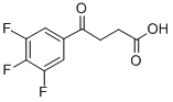 4-OXO-4-(3,4,5-TRIFLUOROPHENYL)BUTYRIC ACID 结构式