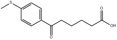 6-OXO-6-(4-METHYLTHIOPHENYL)HEXANOIC ACID 结构式