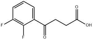 4-(2,3-DIFLUOROPHENYL)-4-OXOBUTYRIC ACID 结构式