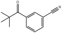 3-新戊酰基苯甲腈 结构式