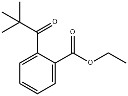 2-新戊酰基苯甲酸乙酯 结构式