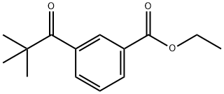 3'-CARBOETHOXY-2,2-DIMETHYLPROPIOPHENONE 结构式