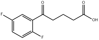 5-(2,5-DIFLUOROPHENYL)-5-OXOVALERIC ACID 结构式