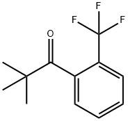 2,2-二甲基-1-(2-(三氟甲基)苯基)丙-1-酮 结构式