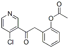 2-ACETOXYBENZYL 4-CHLORO-3-PYRIDYL KETONE 结构式