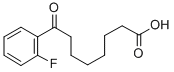 8-(2-FLUOROPHENYL)-8-OXOOCTANOIC ACID 结构式