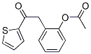 2-ACETOXYBENZYL 2-THIENYL KETONE 结构式