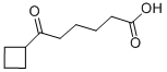 6-CYCLOBUTYL-6-OXOHEXANOIC ACID 结构式