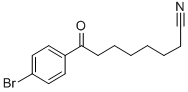 8-(4-BROMOPHENYL)-8-OXOOCTANENITRILE 结构式