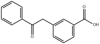 3-(2-OXO-2-PHENYLETHYL)BENZOIC ACID 结构式