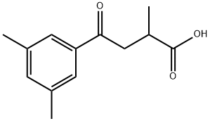 4-(3,5-DIMETHYLPHENYL)-2-METHYL-4-OXOBUTYRIC ACID 结构式