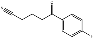 5-(4-氟苯基)-5-氧代戊腈 结构式