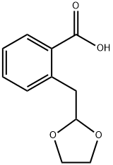 2-(1,3-DIOXOLAN-2-YLMETHYL)BENZOIC ACID 结构式