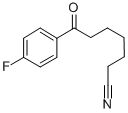 7-(4-FLUOROPHENYL)-7-OXOHEPTANENITRILE 结构式