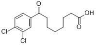 8-(3,4-DICHLOROPHENYL)-8-OXOOCTANOIC ACID 结构式