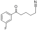 6-(3-FLUOROPHENYL)-6-OXOHEXANENITRILE 结构式