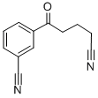 3-(4-氰基丁酰基)苯甲腈 结构式