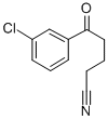 5-(3-CHLOROPHENYL)-5-OXOVALERONITRILE 结构式