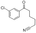 6-(3-CHLOROPHENYL)-6-OXOHEXANENITRILE 结构式