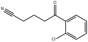 5-(2-CHLOROPHENYL)-5-OXOVALERONITRILE 结构式