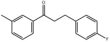 3-(4-FLUOROPHENYL)-3'-METHYLPROPIOPHENONE 结构式