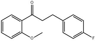 3-(4-FLUOROPHENYL)-2'-METHOXYPROPIOPHENONE 结构式