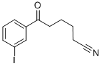 6-(3-IODOPHENYL)-6-OXOHEXANENITRILE 结构式