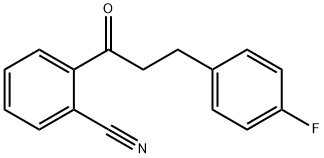 2'-CYANO-3-(4-FLUOROPHENYL)PROPIOPHENONE 结构式