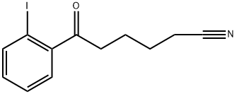 6-(2-IODOPHENYL)-6-OXOHEXANENITRILE 结构式