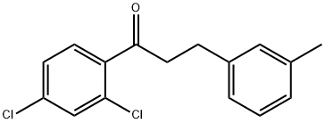 2',4'-DICHLORO-3-(3-METHYLPHENYL)PROPIOPHENONE 结构式