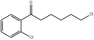 6-氯-1-(2-氯苯基)己-1-酮 结构式